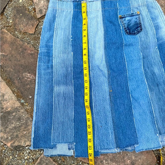 Redone denim skirt size 39/10 - Picture 7 of 7